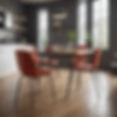 Stylish Modern Kitchen Chairs Modern kitchen chairs in a stylish setting